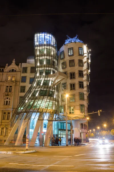 Prague la nuit, Tchéquie Repablic — Photo