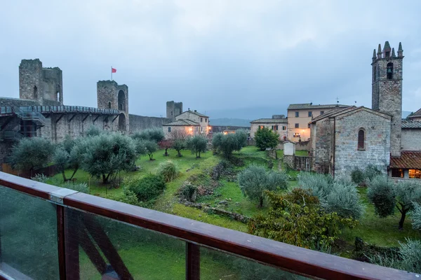 Monteriggioni, Toscana, Italia . — Foto Stock