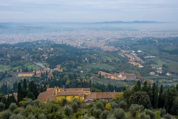 Вид з міста місті Fiesole — стокове фото