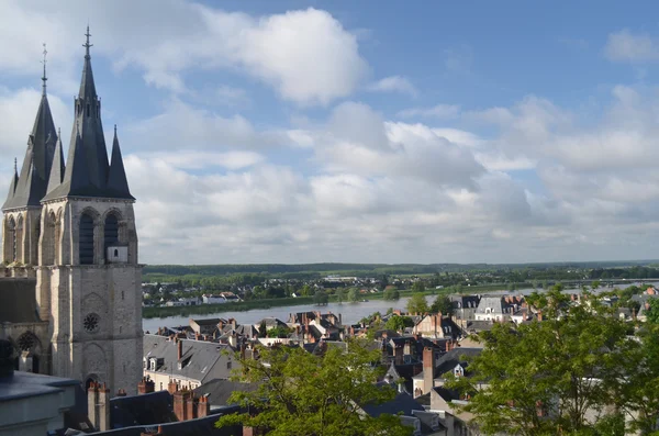 Blois, stolicą, w departamencie Loir-et-Cher — Zdjęcie stockowe