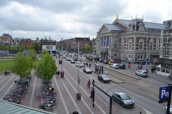 Музейна площа в Амстердамі — стокове фото