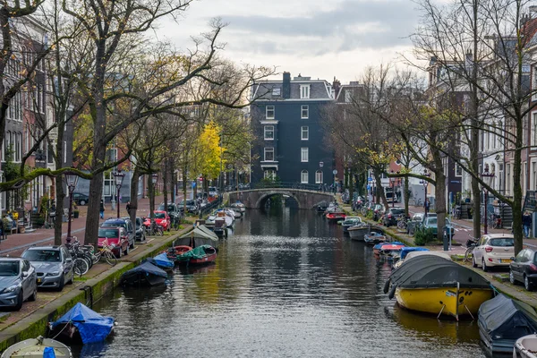 Amsterdam city, Nizozemsko, Evropa — Stock fotografie