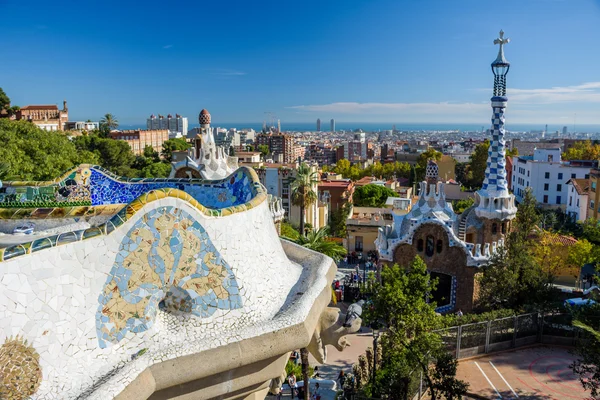 Park Guell in Barcelona — Stock Photo, Image