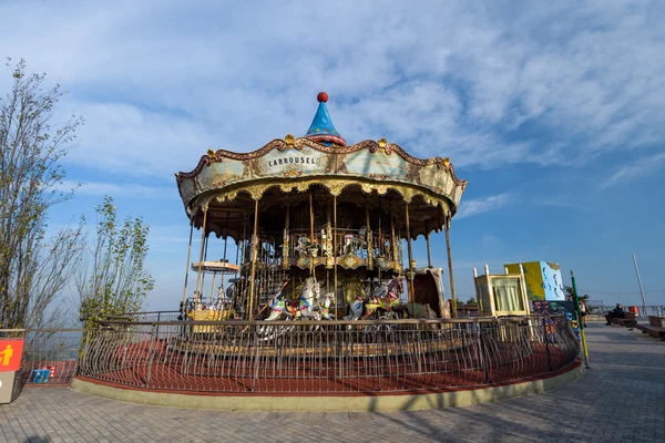 Park rozrywki Tibidabo w Barcelonie — Zdjęcie stockowe