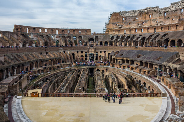 Coliseum in  Rome, Italy 