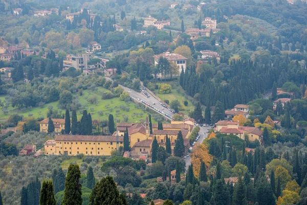 Вид з міста місті Fiesole — стокове фото