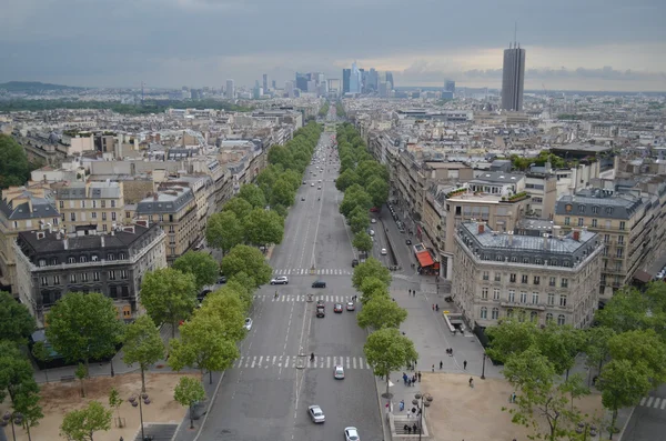 Gatorna i Paris, Frankrike — Stockfoto