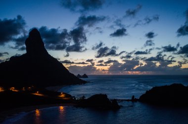 Fernando de Noronha at sunset