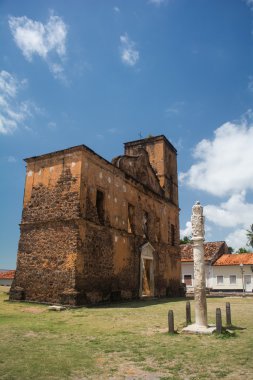 Matriz Church ruins  clipart
