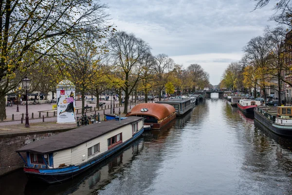 Amsterdam city, Nizozemsko, Evropa — Stock fotografie