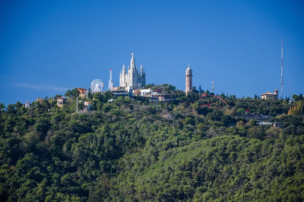 Панорама города Барселоны — стоковое фото