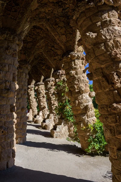 Detalle de arquitectura Park Güell — Foto de Stock