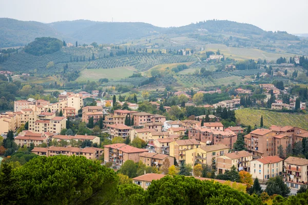 San gimignano, Toskánsko — Stock fotografie