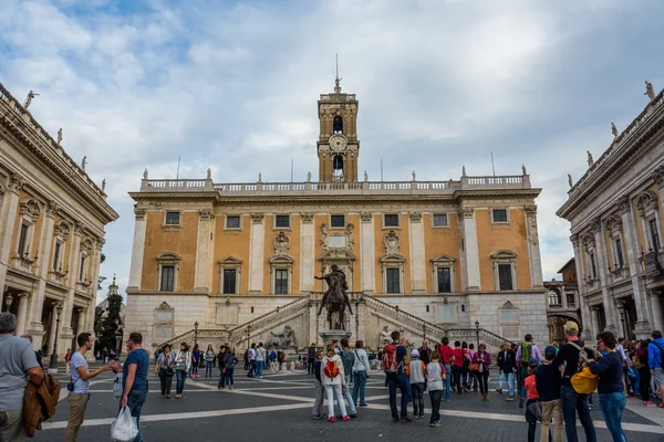 Kapitolská náměstí, Řím — Stock fotografie