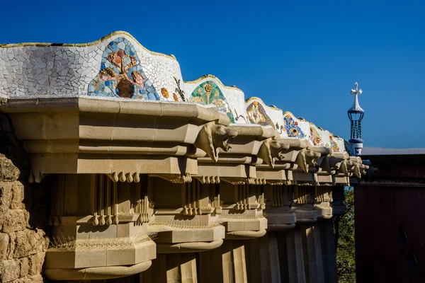 공원 Guell 아키텍처 세부 사항 — 스톡 사진