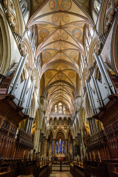 Salisbury Cathedral, Anglie — Stock fotografie