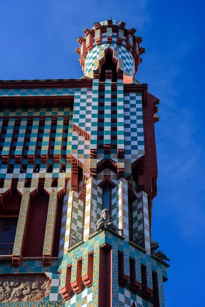 Casa Vicens en Barcelona — Foto de Stock