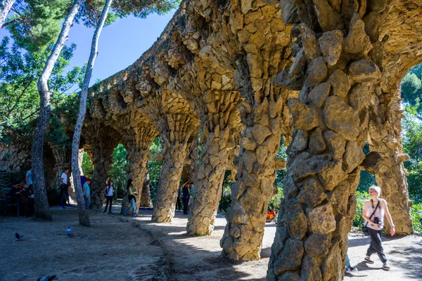 Park Guell in Barcelona — Stockfoto