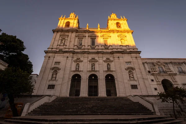 Bella Vista Sulla Vecchia Storica Chiesa San Vicente Fora Gli — Foto Stock