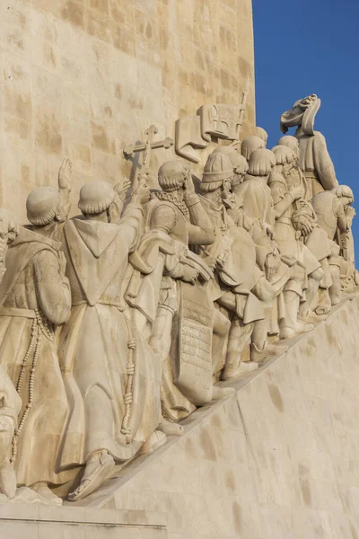 Beautiful View Historic Monument Discoveries Belem Area Lisbon Portugal — Stock Photo, Image