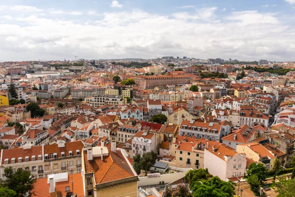 Piękny Widok Zabytkowe Budynki Centrum Lizbony Portugalia — Zdjęcie stockowe