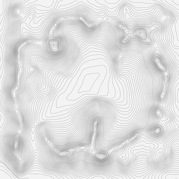 Concetto di sfondo mappa topografica con spazio per la copia. Linee topografiche contorno artistico, sentiero escursionistico di montagna, progettazione vettoriale di forma. Computer generato  . — Vettoriale Stock