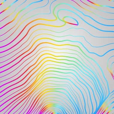 Arka plan ile 3d pembe ve mavi çizgiler. Eps10 vektör çizim