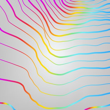 Arka plan ile 3d pembe ve mavi çizgiler. Eps10 vektör çizim