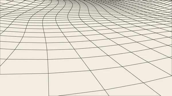 Abstract  wireframe landscape background. Cyberspace grid. 3d technology   illustration. Digital   for presentations . — Stock Photo, Image