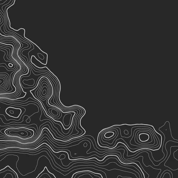 Mapa topográfico de fundo com espaço para cópia. Linha topografia mapa contorno fundo, grade geográfica ilustração vetor abstrato. Trilha de caminhadas de montanha sobre o terreno . — Vetor de Stock