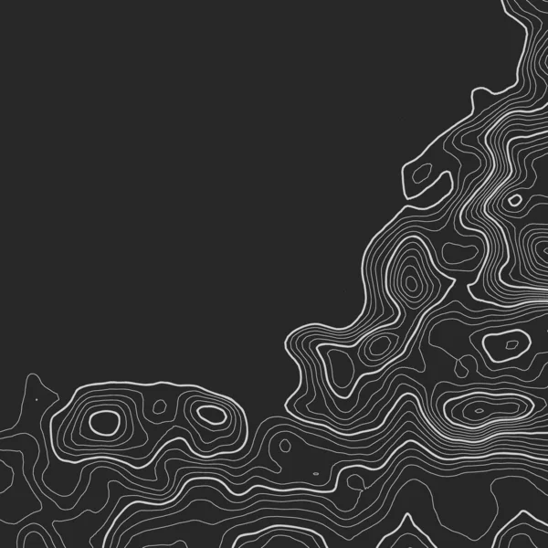 Mapa topográfico de fundo com espaço para cópia. Linha topografia mapa contorno fundo, grade geográfica ilustração vetor abstrato. Trilha de caminhadas de montanha sobre o terreno . —  Vetores de Stock