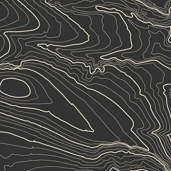 Topographie vectorielle des contours gris. Illustration vectorielle de topographie de montagne géographique. Texture topographique. Carte sur terrain vectoriel terrestre. Lignes de hauteur de contour graphique d'élévation. Carte topographique — Image vectorielle