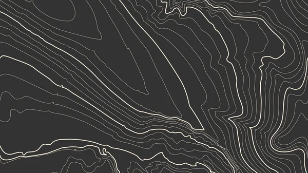 Topographie vectorielle des contours gris. Illustration vectorielle de topographie de montagne géographique. Texture topographique. Carte sur terrain vectoriel terrestre. Lignes de hauteur de contour graphique d'élévation. Carte topographique — Image vectorielle