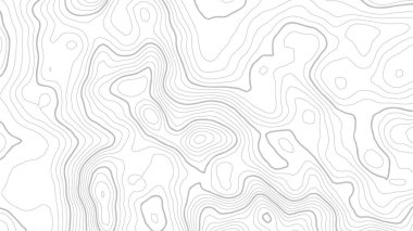 Gri, vektör topografisini belirler. Coğrafi dağ topoğrafyası vektör çizimi. Topografik doku. Arazi vektör alanı haritası. Yükseklik grafiği yükseklik çizgileri. Topografik harita