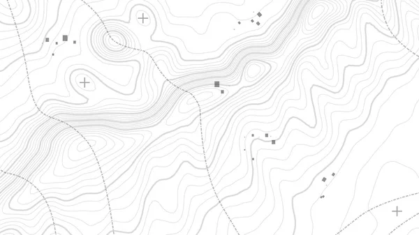 Graue Konturen vektorale Topographie. Geographische Vektorillustration der Bergtopographie. Topografische Musterstruktur. Karte auf Land Vektor Terrain. Höhengrafische Höhenlinien. Topografische Karte — Stockvektor