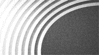 Vektör mimarisi dotwork gradyan arka planı. Soyut gürültü noktalama deseni. 3d vektör illüstrasyonu. EPS 10.