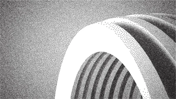 Διάνυσμα αρχιτεκτονική dotwork κλίση φόντο. Αφηρημένο μοτίβο ασφυξίας θορύβου. 3D διανυσματική απεικόνιση. EPS 10. — Διανυσματικό Αρχείο