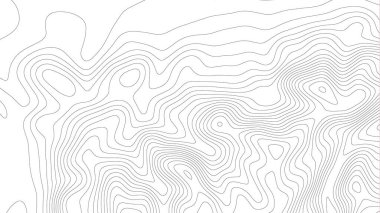 Boyu soyut. Topo haritası yükseltme çizgileri. Contour vektör soyut çizimi. Coğrafi dünya topografyası.