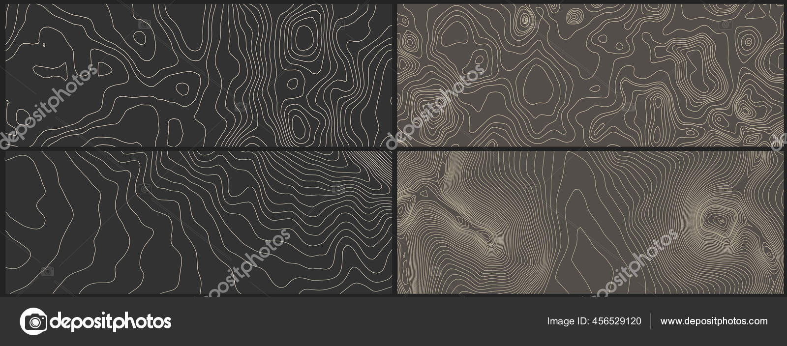 Grey contours vector topography. Geographic mountain topography vector  illustration. Topographic pattern texture. Map on land vector terrain. Elevation  graphic contour height lines. Vector Set. Stock Vector by ©DamienGeso  456529120