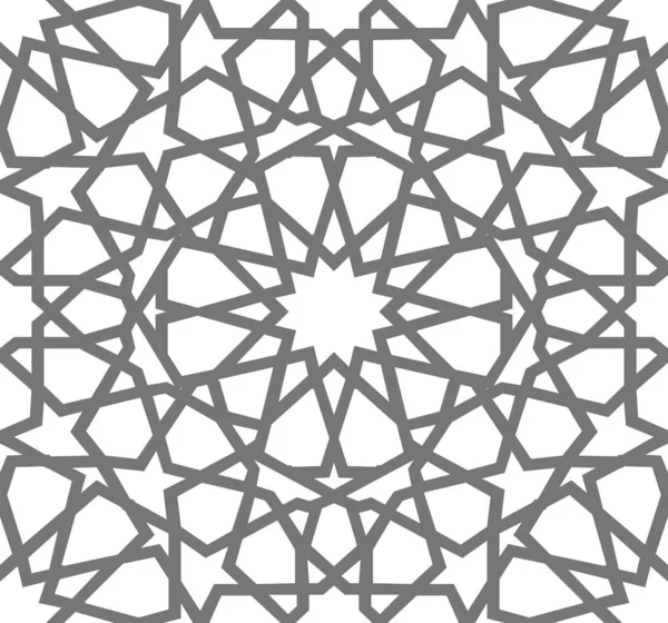 Arap desenli ramazan mübarek müslüman yıldız deseni basit. Çiçek kare tasarımı. İslami düzen geçmişi. Çember desenli İslami çiçek vektörü.