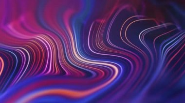 Dijital teknoloji animasyonu. Görüntü teknolojisi arka plan dijital dalga. Kusursuz döngü 4k.