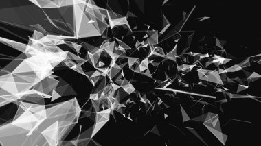 Arka plan 3D ızgara. Siber teknoloji Ai teknoloji kablo şebekesi fütüristik kablo şeması. Yapay zeka. Siber güvenlik arka plan illüstrasyonu