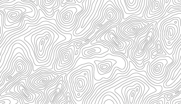 Kusursuz vektör topografik harita arkaplanı. Çizgi haritası kusursuz desen. Arazi üzerinde dağ yürüyüşü patikası. İçerik arkaplan coğrafi ızgarası.