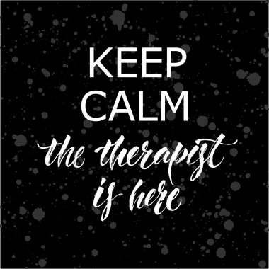 Tutmak sakin terapist işte