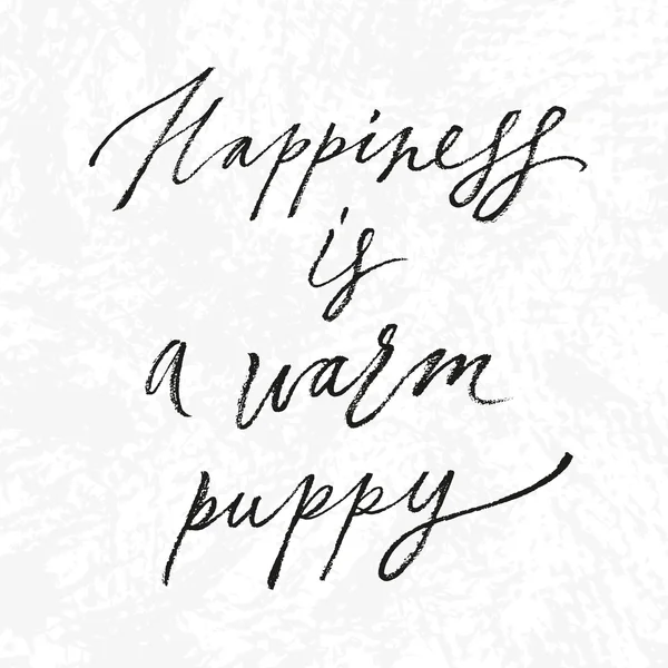 La felicidad es un perrito caliente — Archivo Imágenes Vectoriales