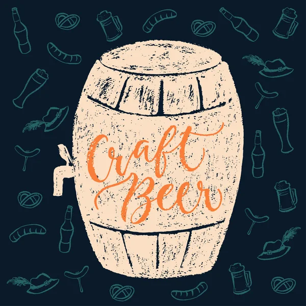 Type de bière artisanale . — Image vectorielle