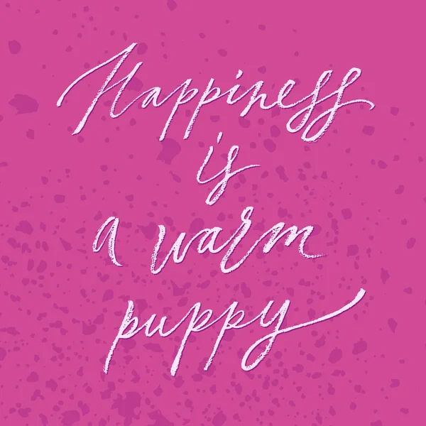 La felicidad es un perrito caliente — Archivo Imágenes Vectoriales