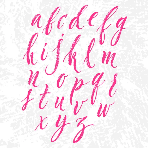 Kaligrafi latin alfabesi.