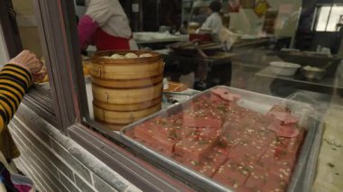 Suzhou 'daki Büyük Kanal' ın yakın görüntüsü. Yüksek kalite 4k görüntü