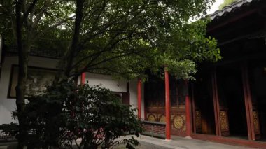 Nanjing 'deki Başkanlık Sarayı' nın manzarası ve manzarası. Yüksek kalite 4k görüntü